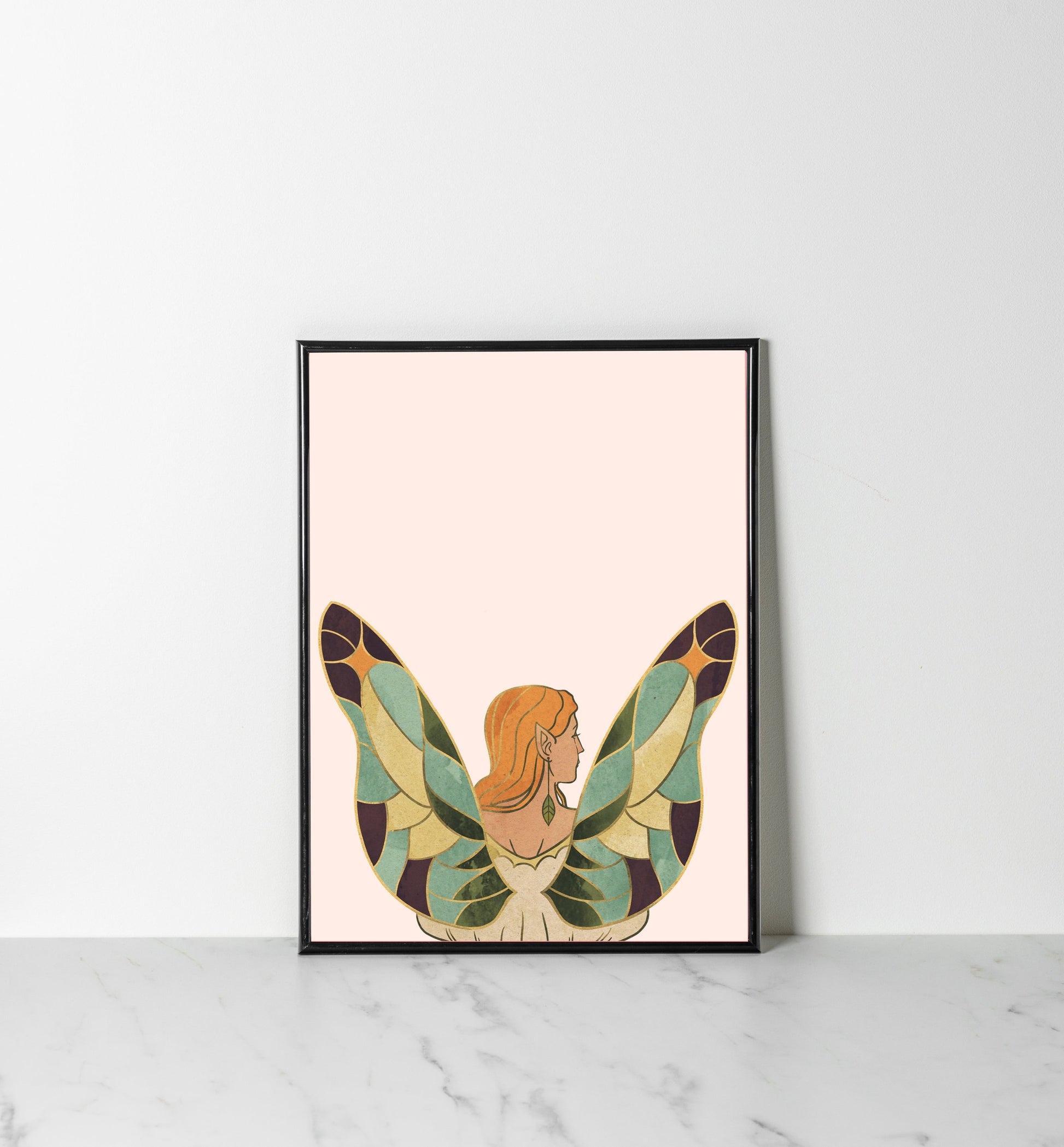 Fairy Wings Wall Art Print - Fairy Wings Digital Wall Art - Fae Wall Art