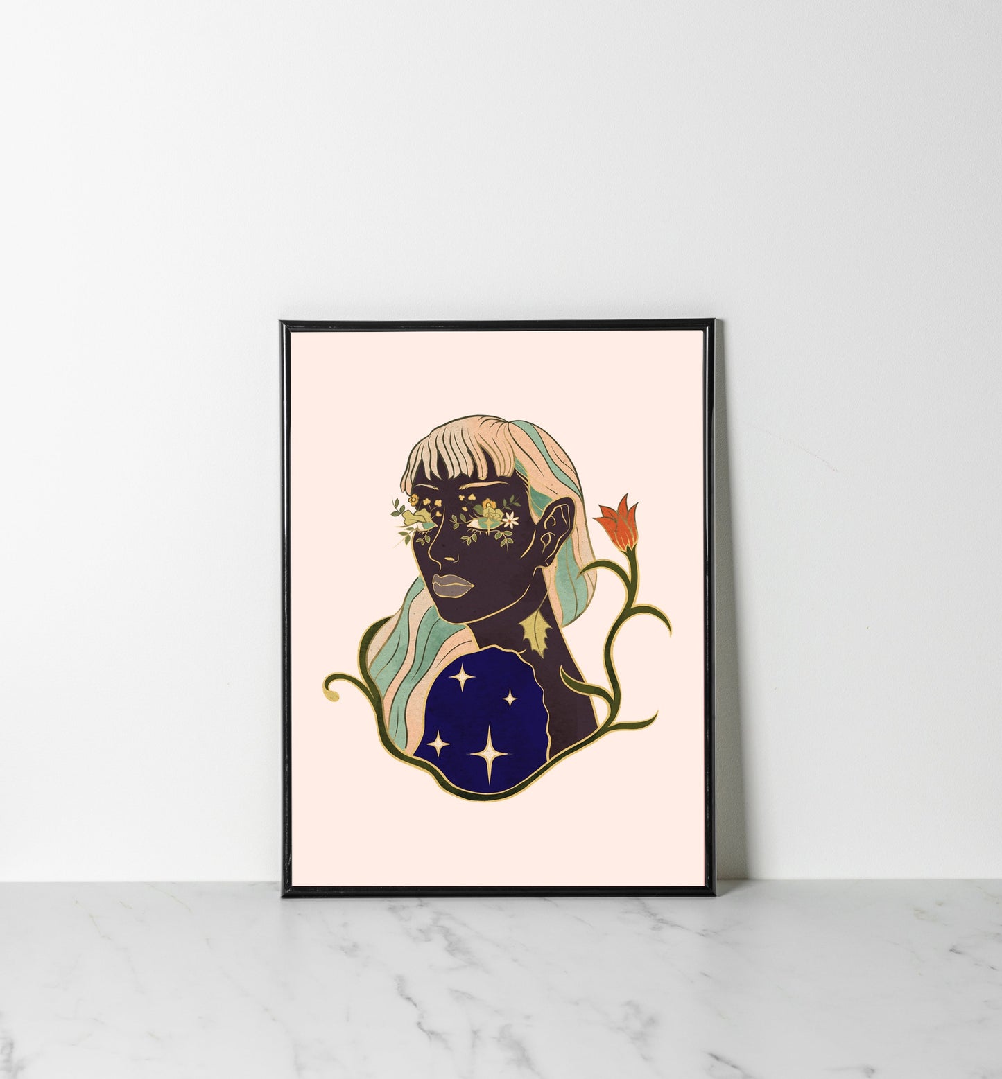 Starlight Fairy Wall Art Print - Wall Art Print Starlight Fairy