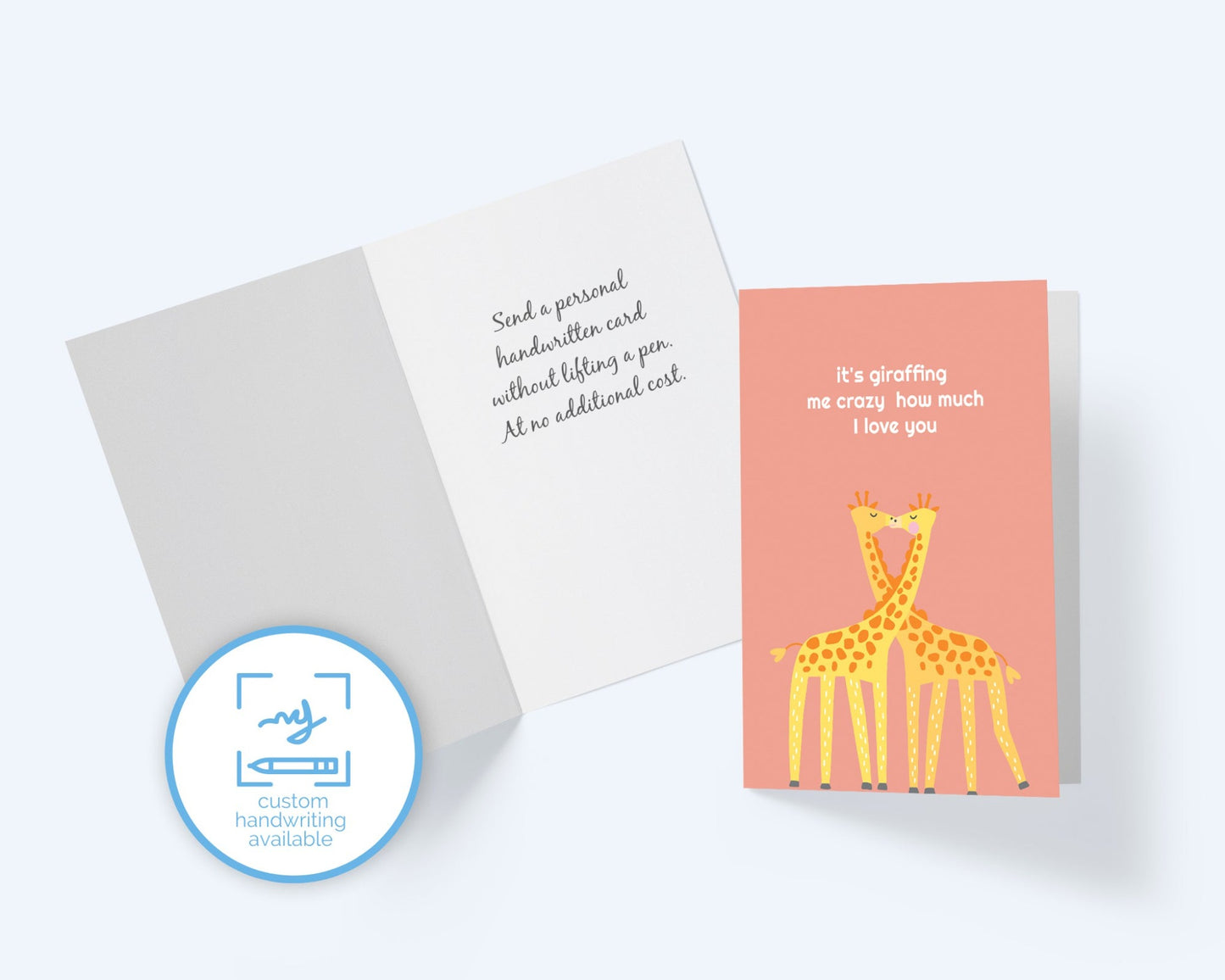Valentine's Day Cards: It's Giraffing Me Crazy How Much I Love You