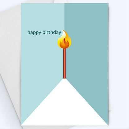 Happy Birthday Candle Card For Everyone.