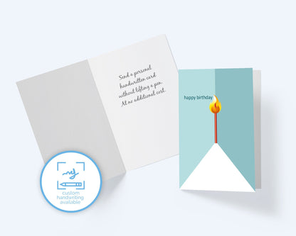Happy Birthday Candle Card For Everyone.