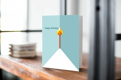 Happy Birthday Candle Card For Everyone.