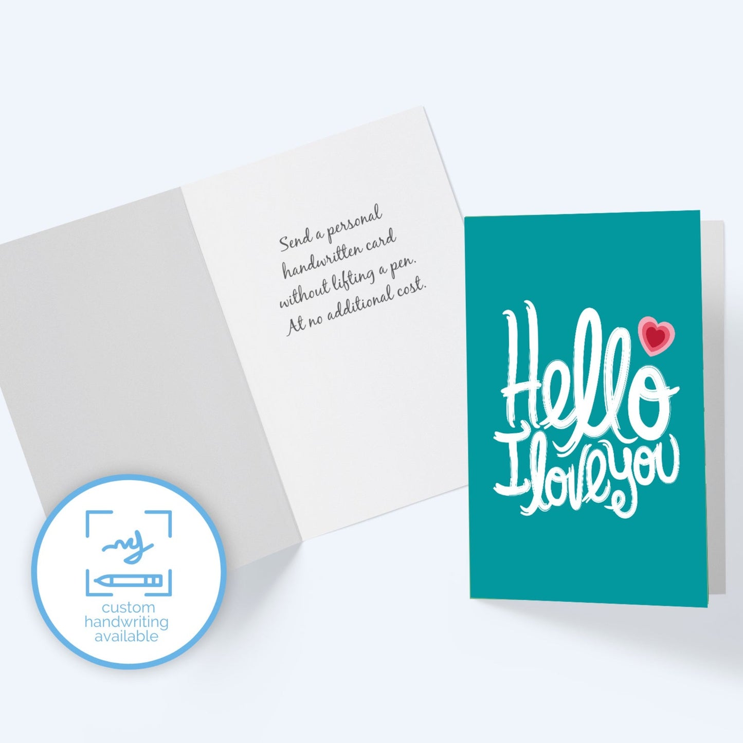 Hello - I Love You - Thinking Of You - Greeting Card