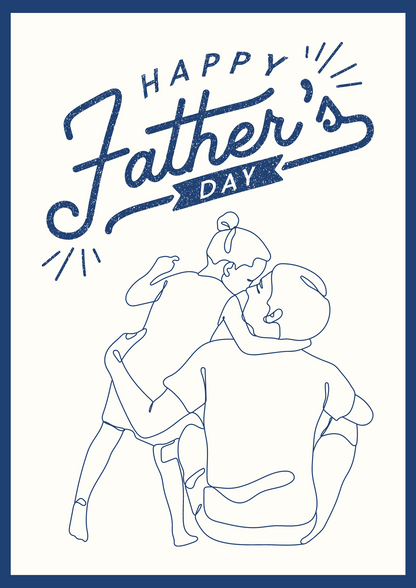 Happy Father's Day, Daddy, Greeting Card From Daughter