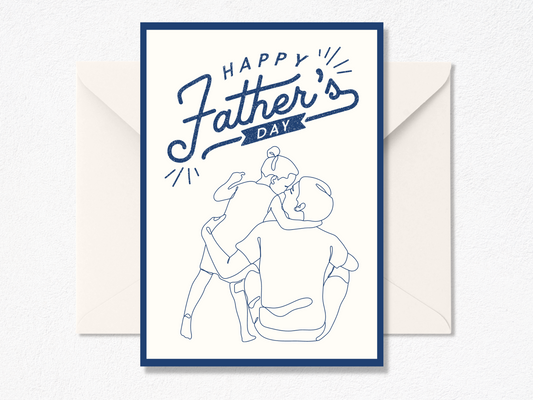 Happy Father's Day, Daddy, Greeting Card From Daughter