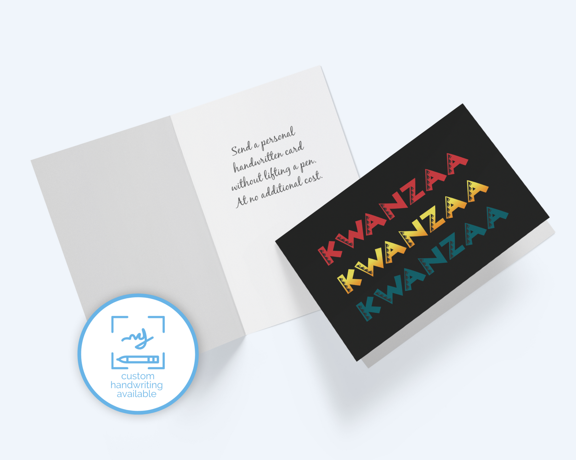 Happy Kwanzaa Greeting Card, Kwanzaa Notecard.