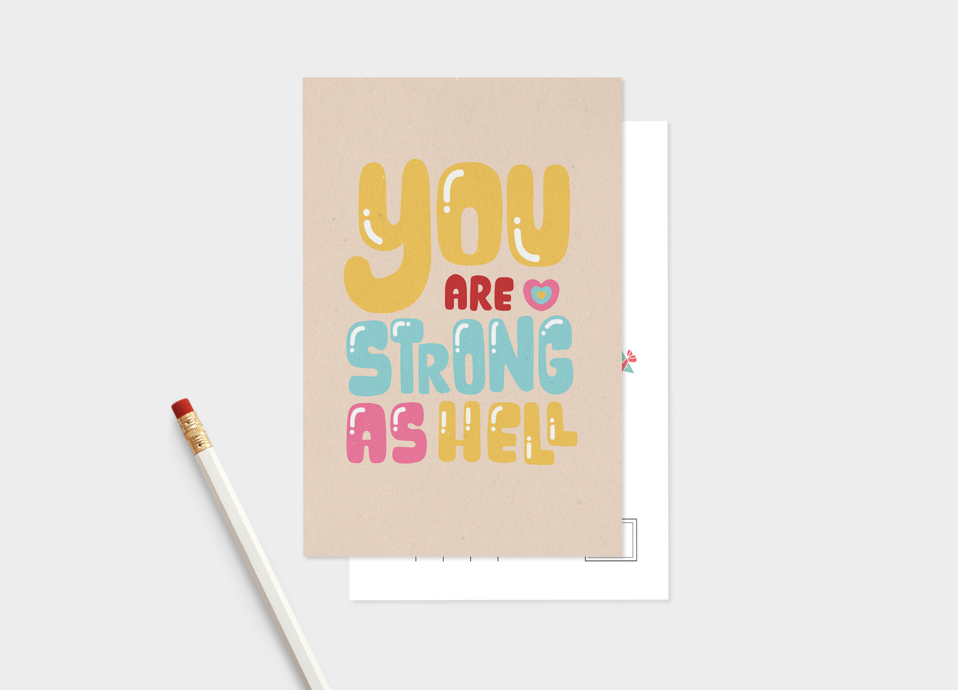 Post Card Set: Strong Girls Run The World. 5 Or 10 Note Card Set..