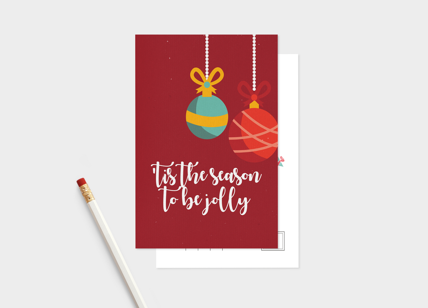 Christmas & Holiday Postcard, Set Of 5 or 10 Note Cards.