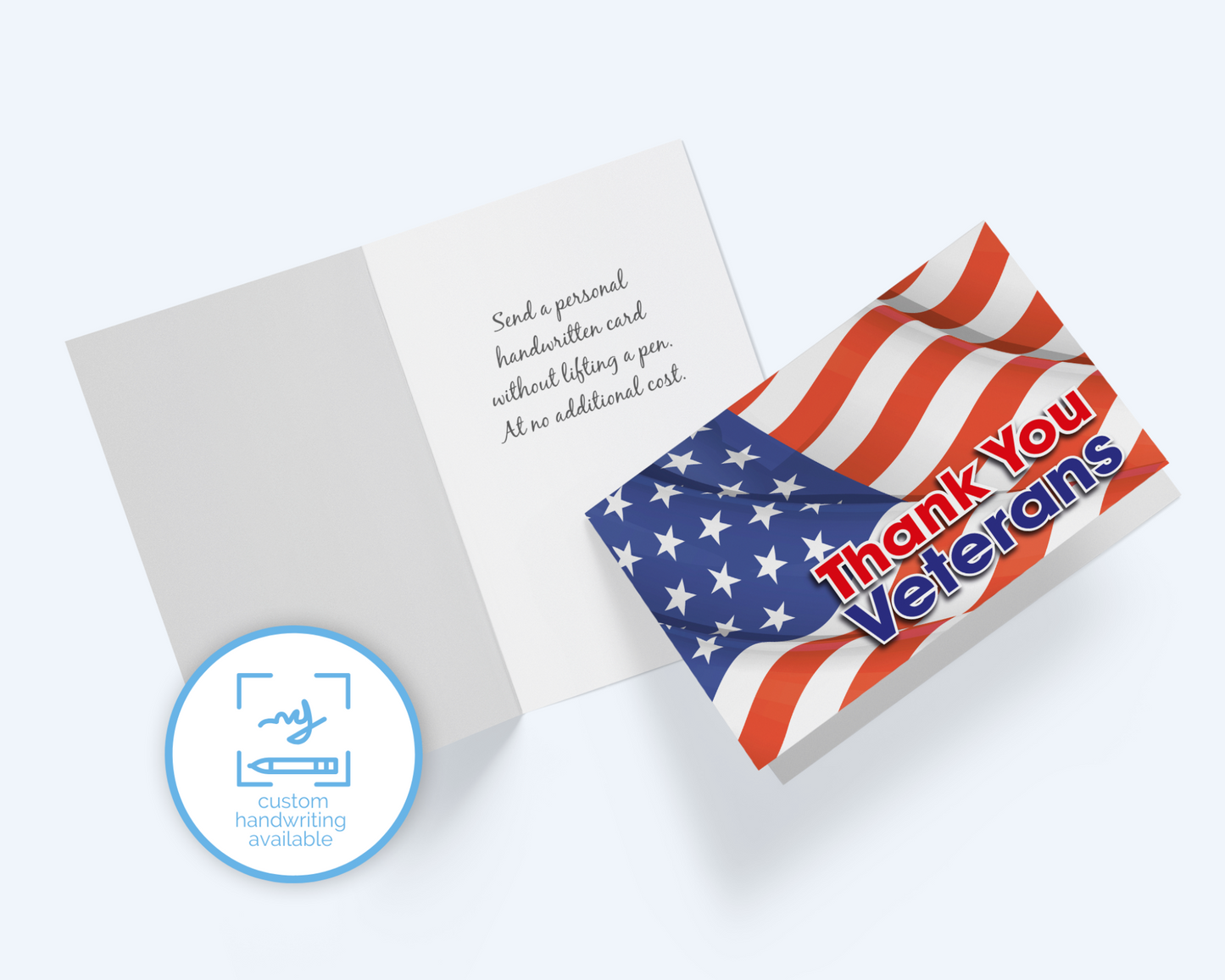 Thank You Veterans Greeting Card, Thank You For You Service.