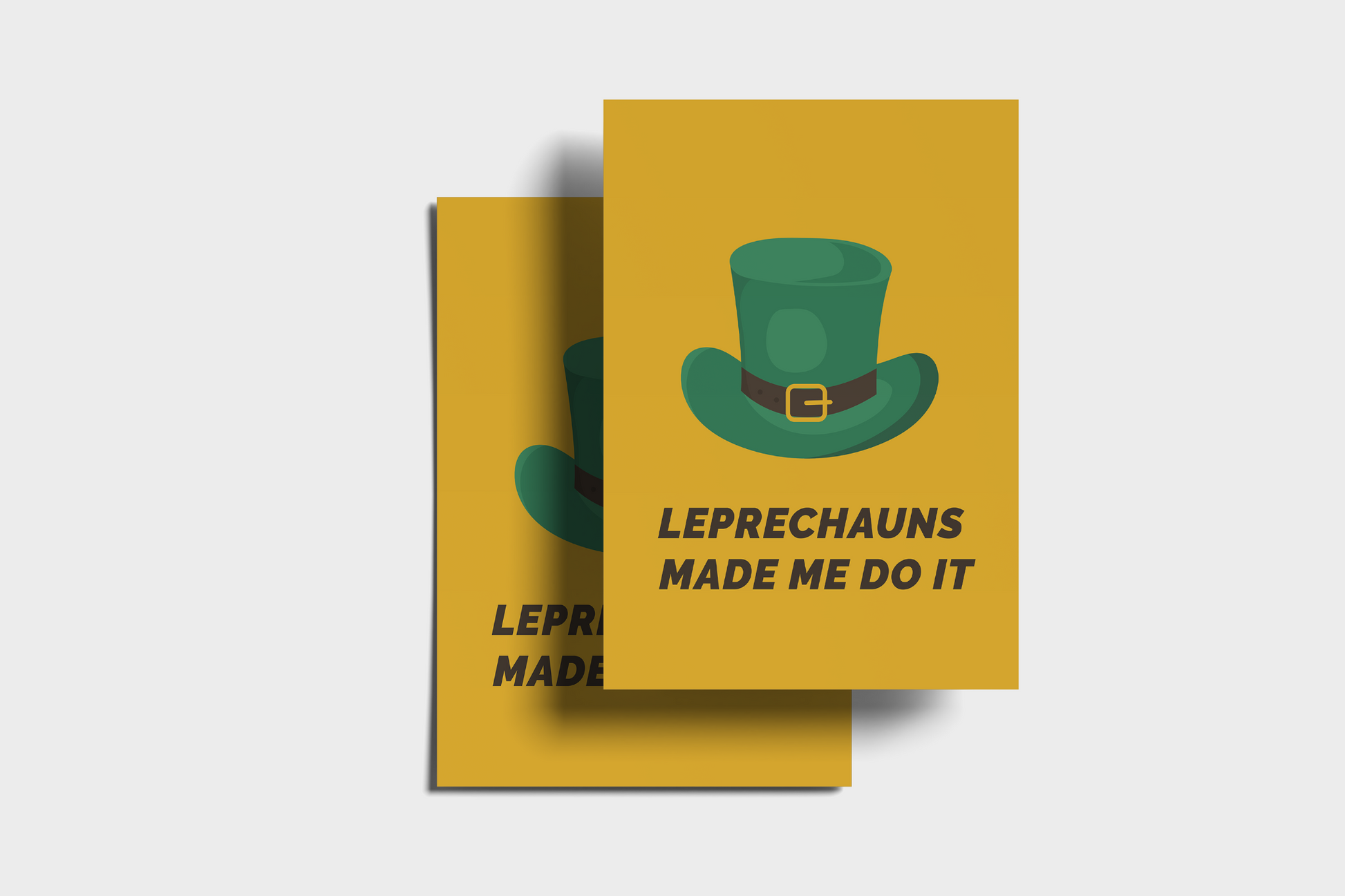 St. Patrick's Day: Leprechaun's Made Me Postcard Bundle - Pack Of 5 or 10.