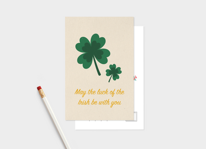 Luck Of The Irish Postcard Pack: Pack Of 5 Or 10 Postcards.