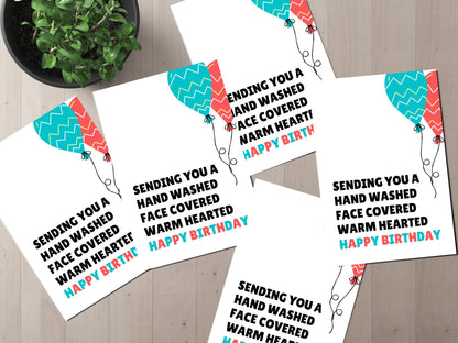 Happy Birthday Greeting Card - Birthday Card - Pandemic Birthday Card -.