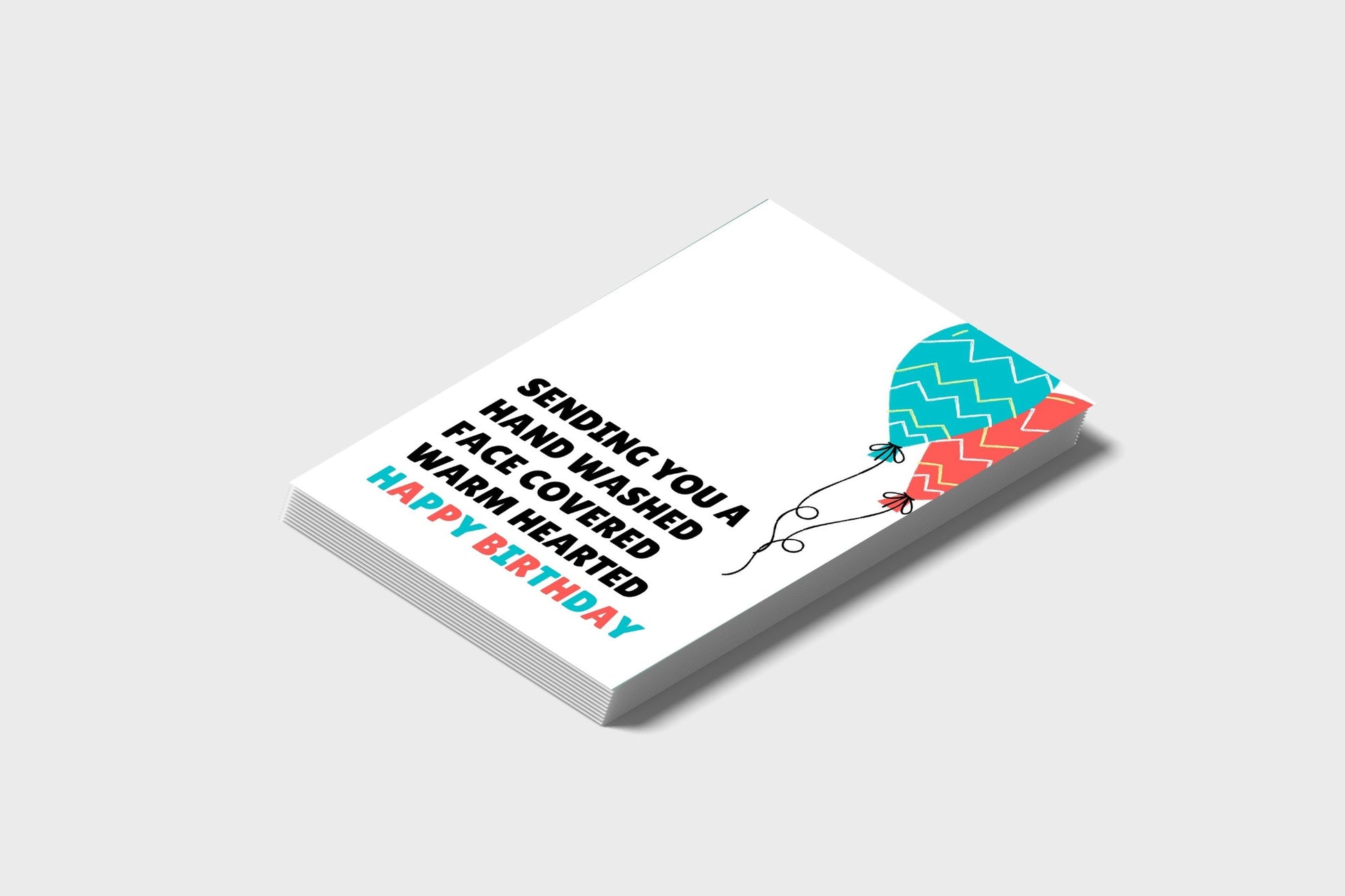 Happy Birthday Greeting Card - Birthday Card - Pandemic Birthday Card -.