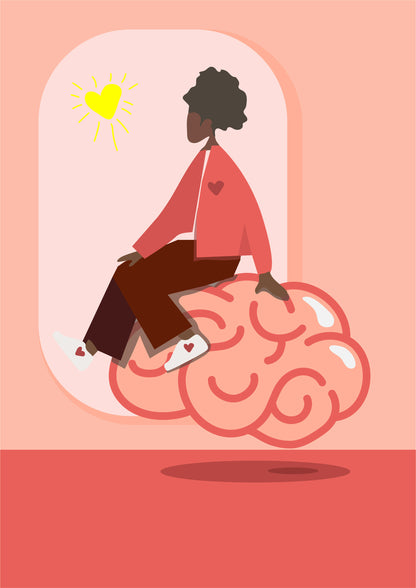 Thinking of You Card: You Never Leave My Mind (Female/Male Version)