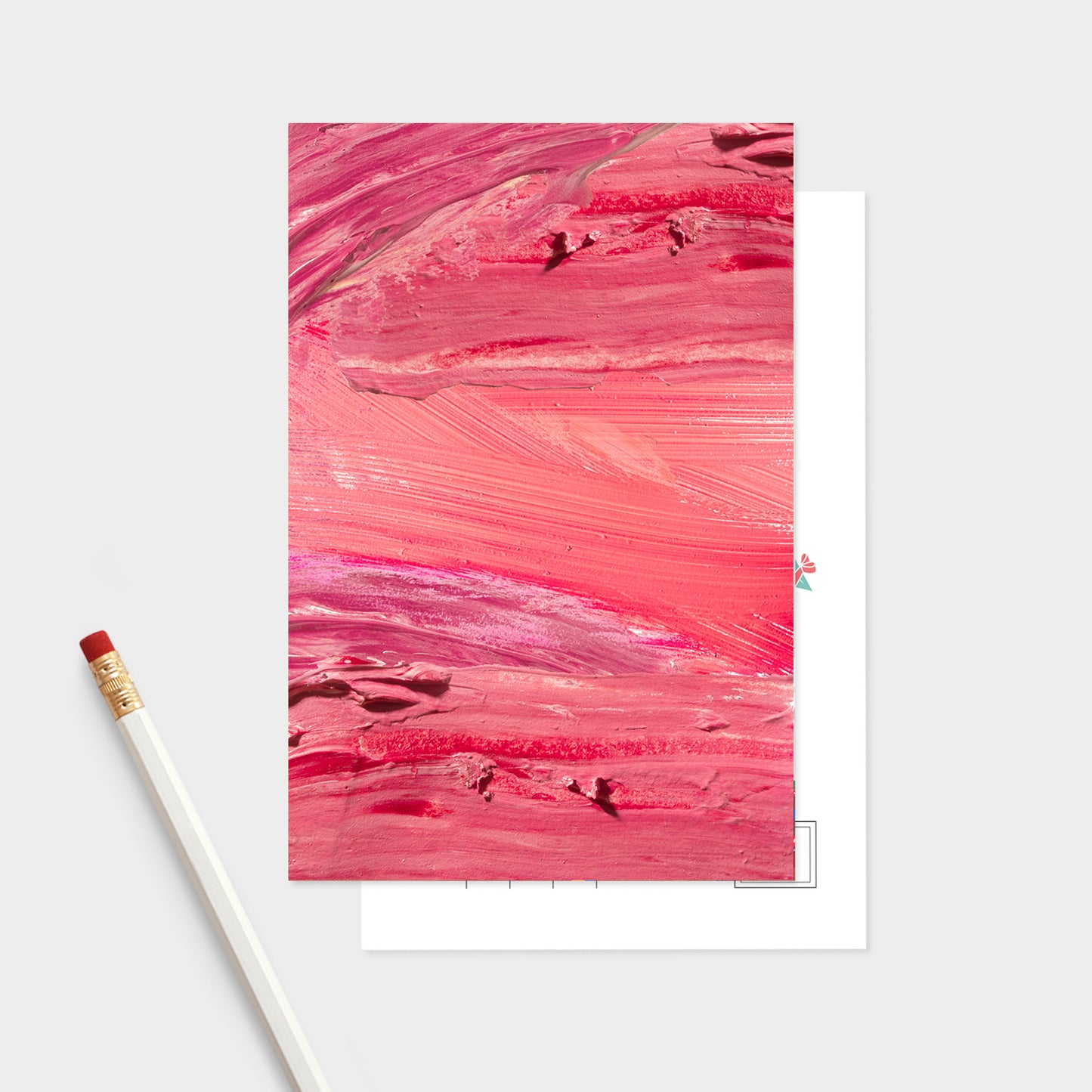 Pink Paint For Love Postcards - Pink Paint Postcard Set - Assorted Pink Paint Postcardds