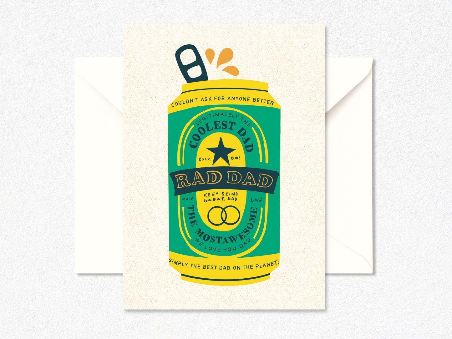 RAD Dad IPA - Greeting Card For Father's