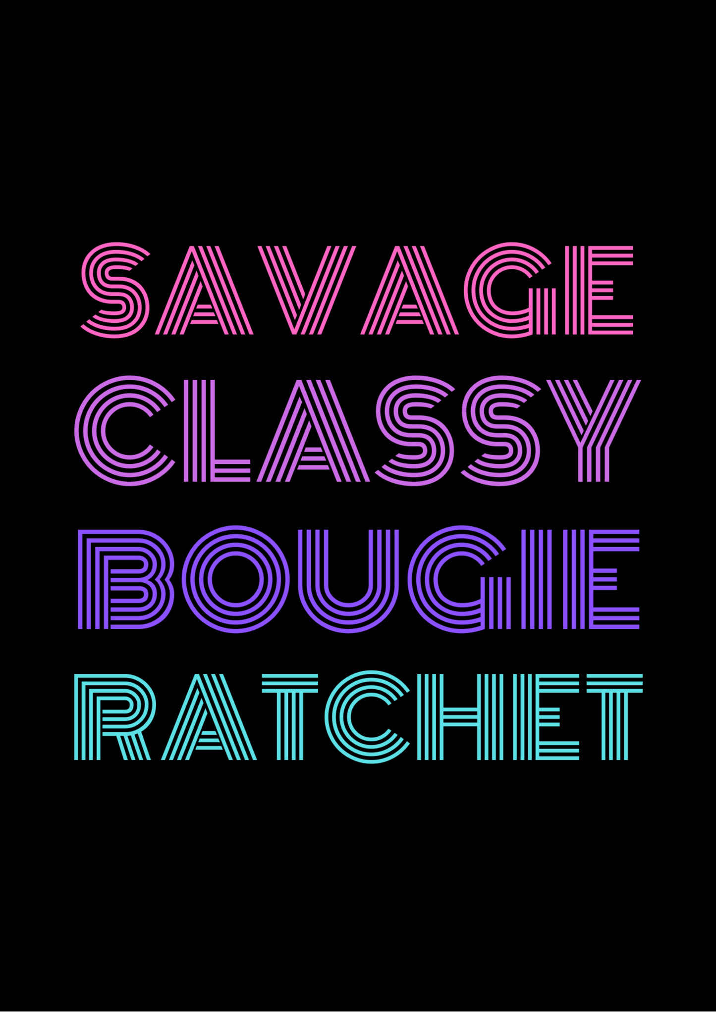 Savage Greeting Card - Thinking of You.