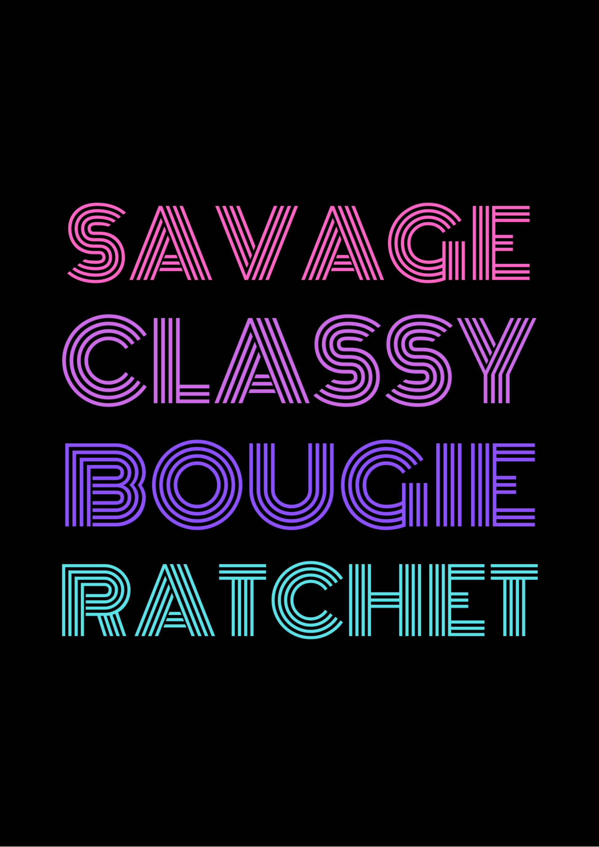 Savage Greeting Card - Thinking of You.