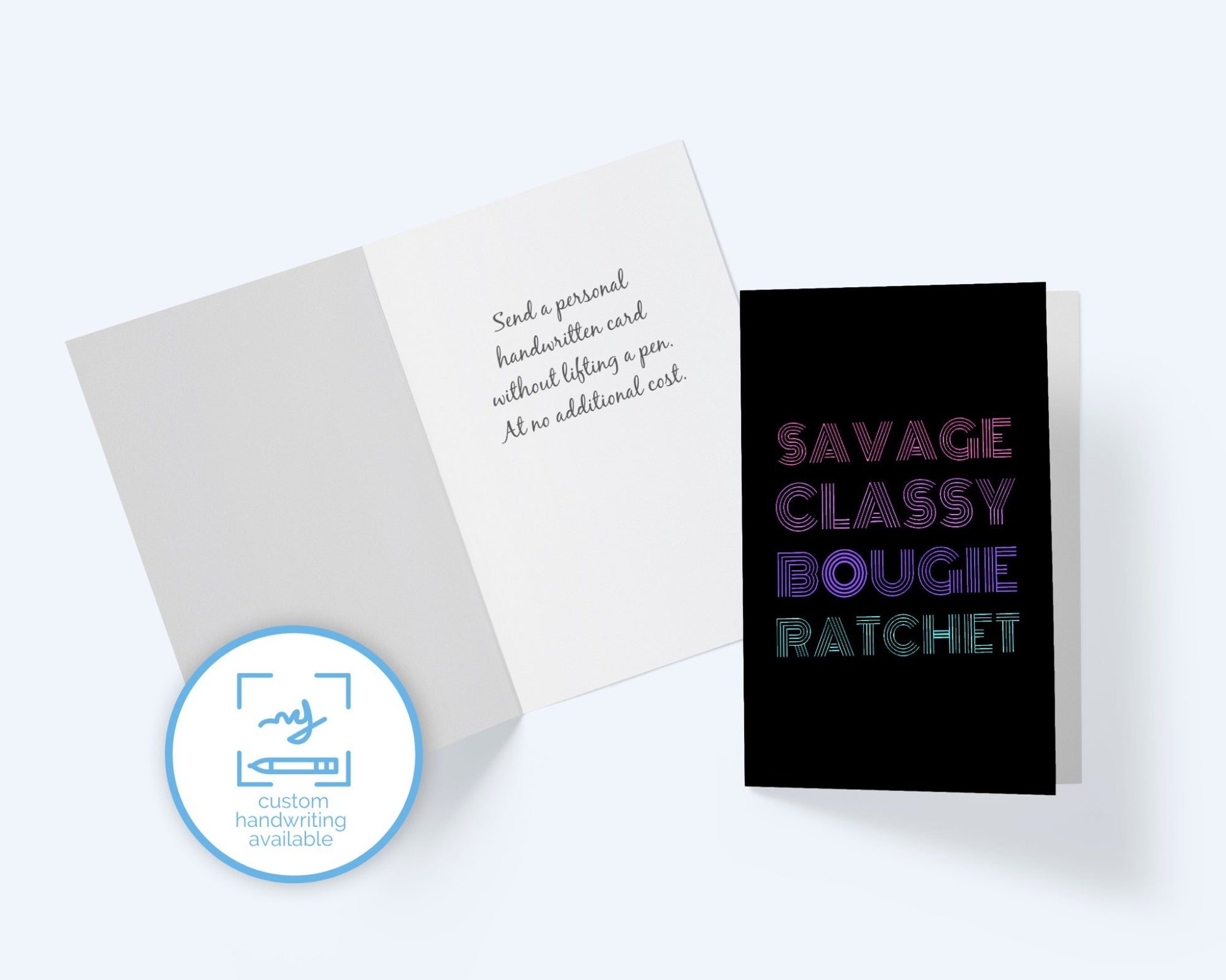 Savage Greeting Card - Thinking of You.