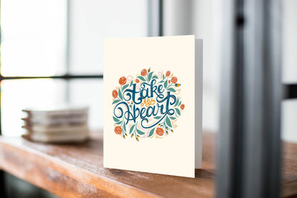 Take My Heart Valentine's Day Greeting Card