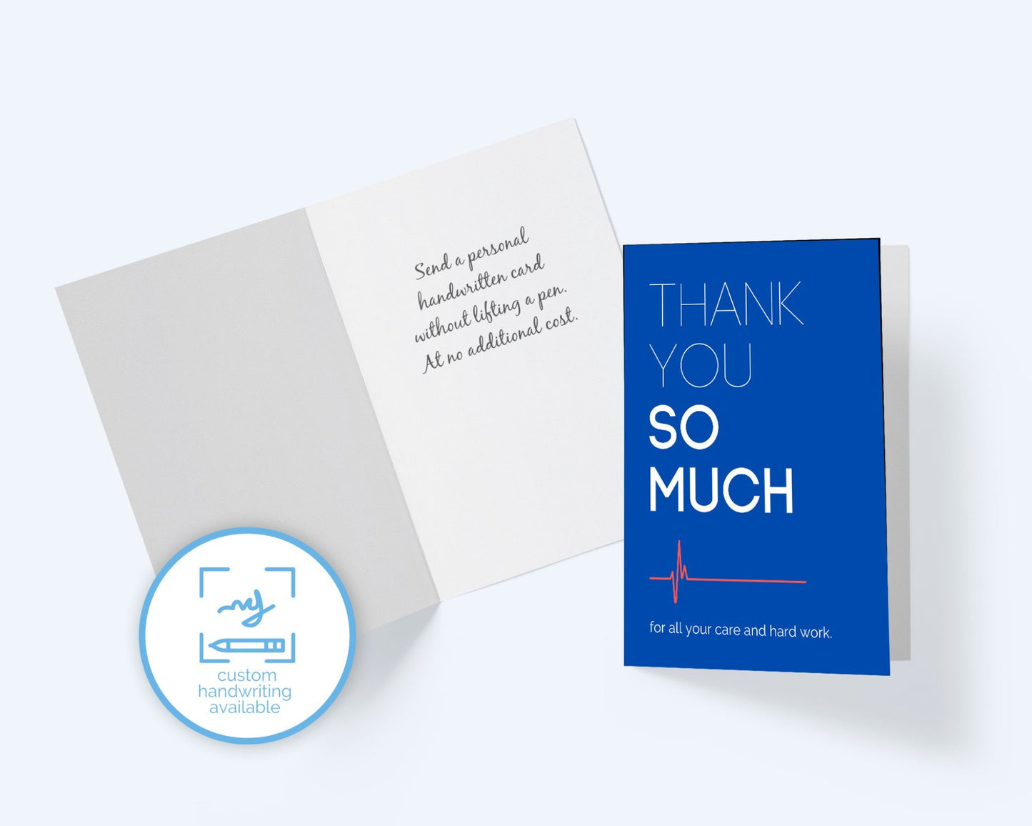 Thank You So Much Healthcare Worker Appreciation Greeting Card - Thank You Card.