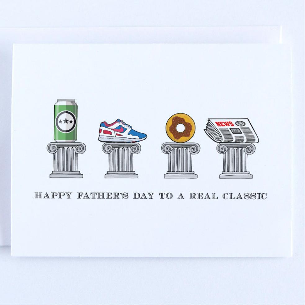 Happy Father's Day To A Real Classic - Father's Day Card.