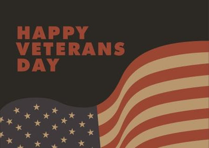 Happy Veterans Day.