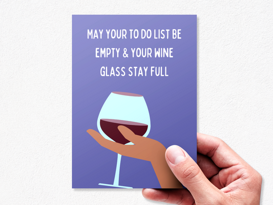 A Mother's Day Toast - Happy Mother's Day Greeting Card