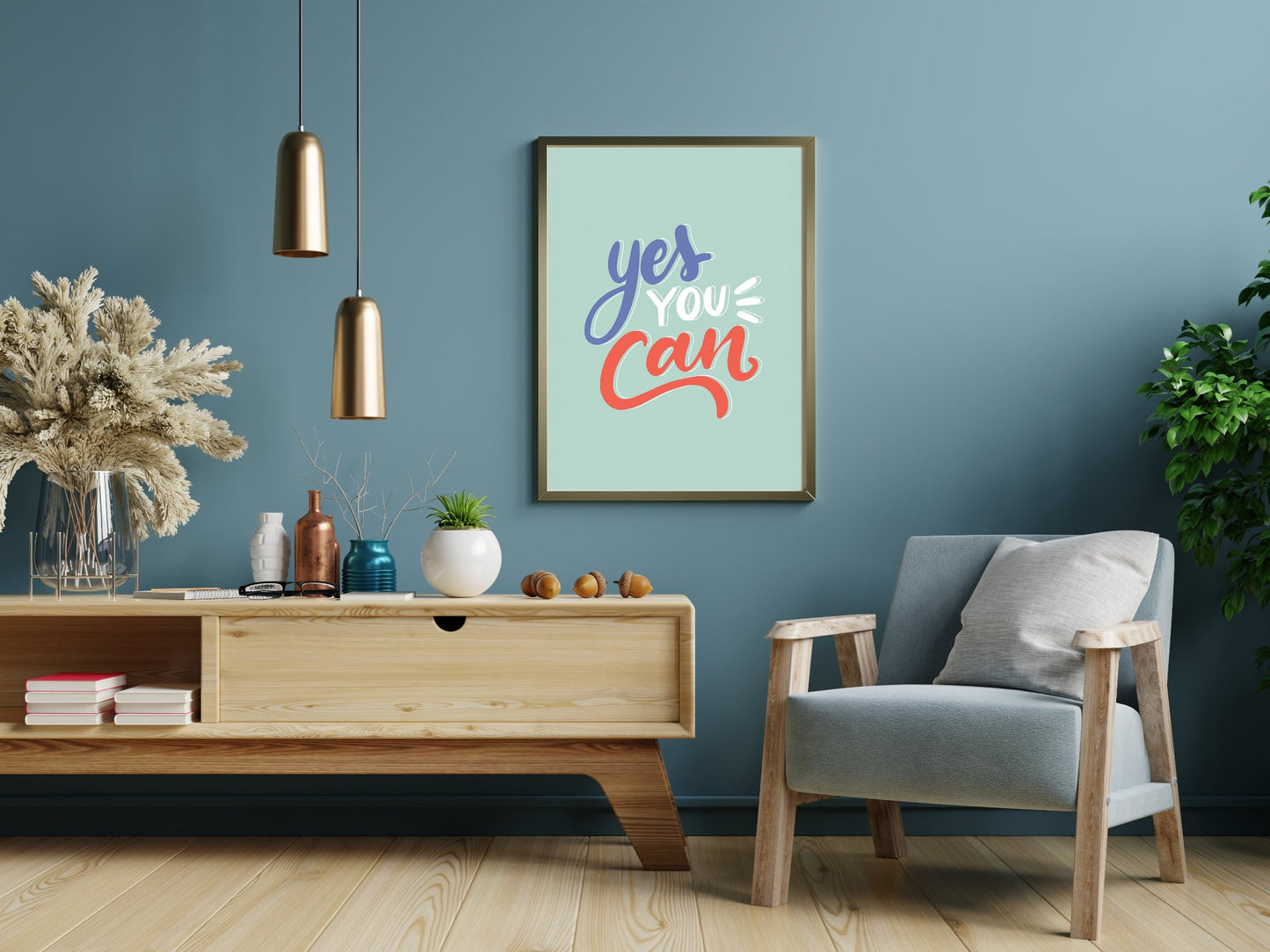 Yes You Can Art Print - Wall Decor - Wall Art.