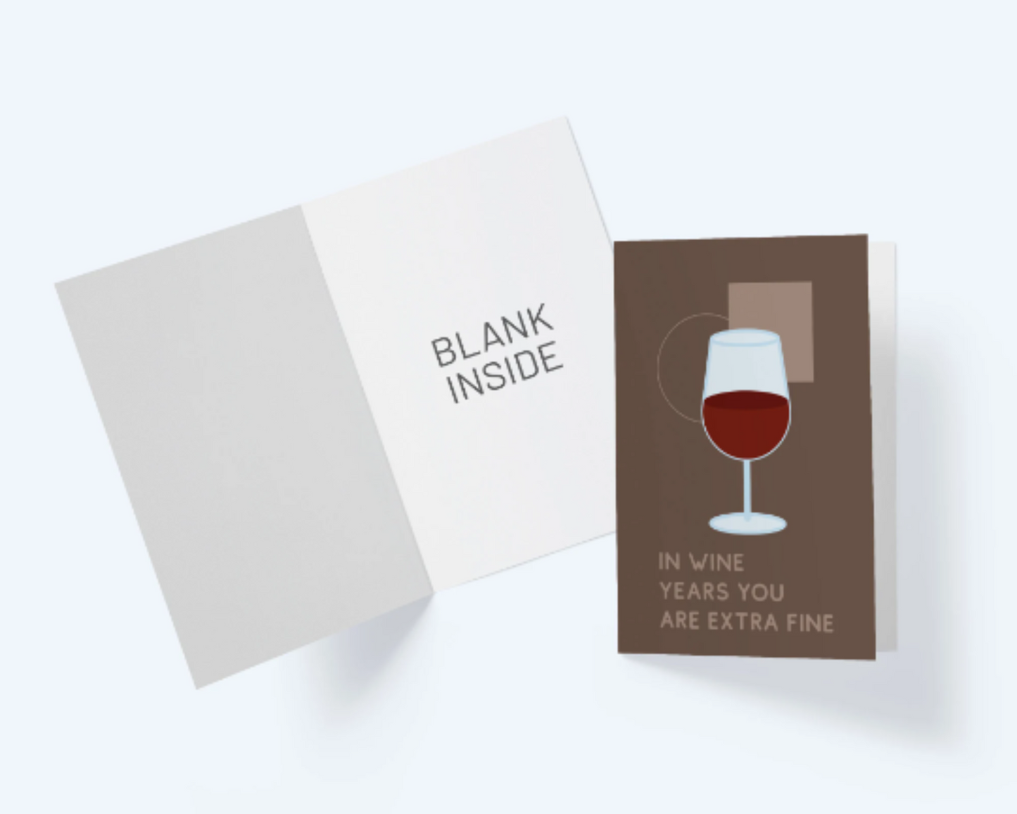 In Wine Years You Are Extra Fine - Anniversary - Love And Romance Greeting Card