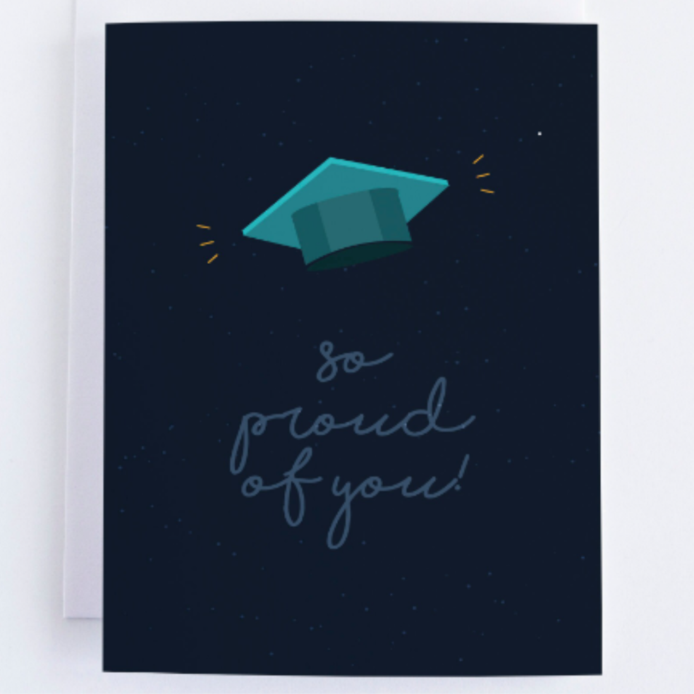 So Proud of You! Graduation Greeting Card