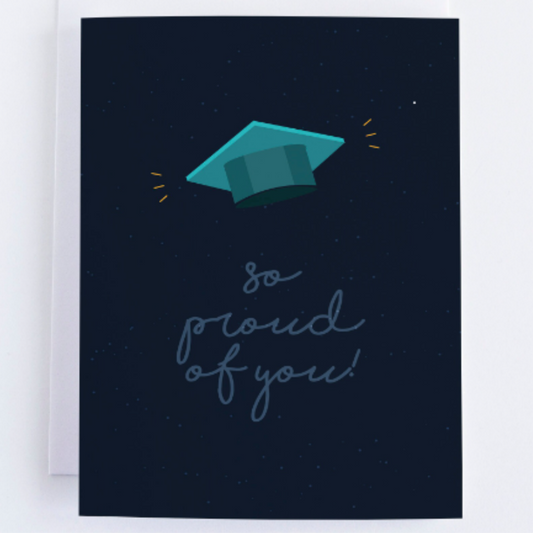 So Proud of You! Graduation Greeting Card