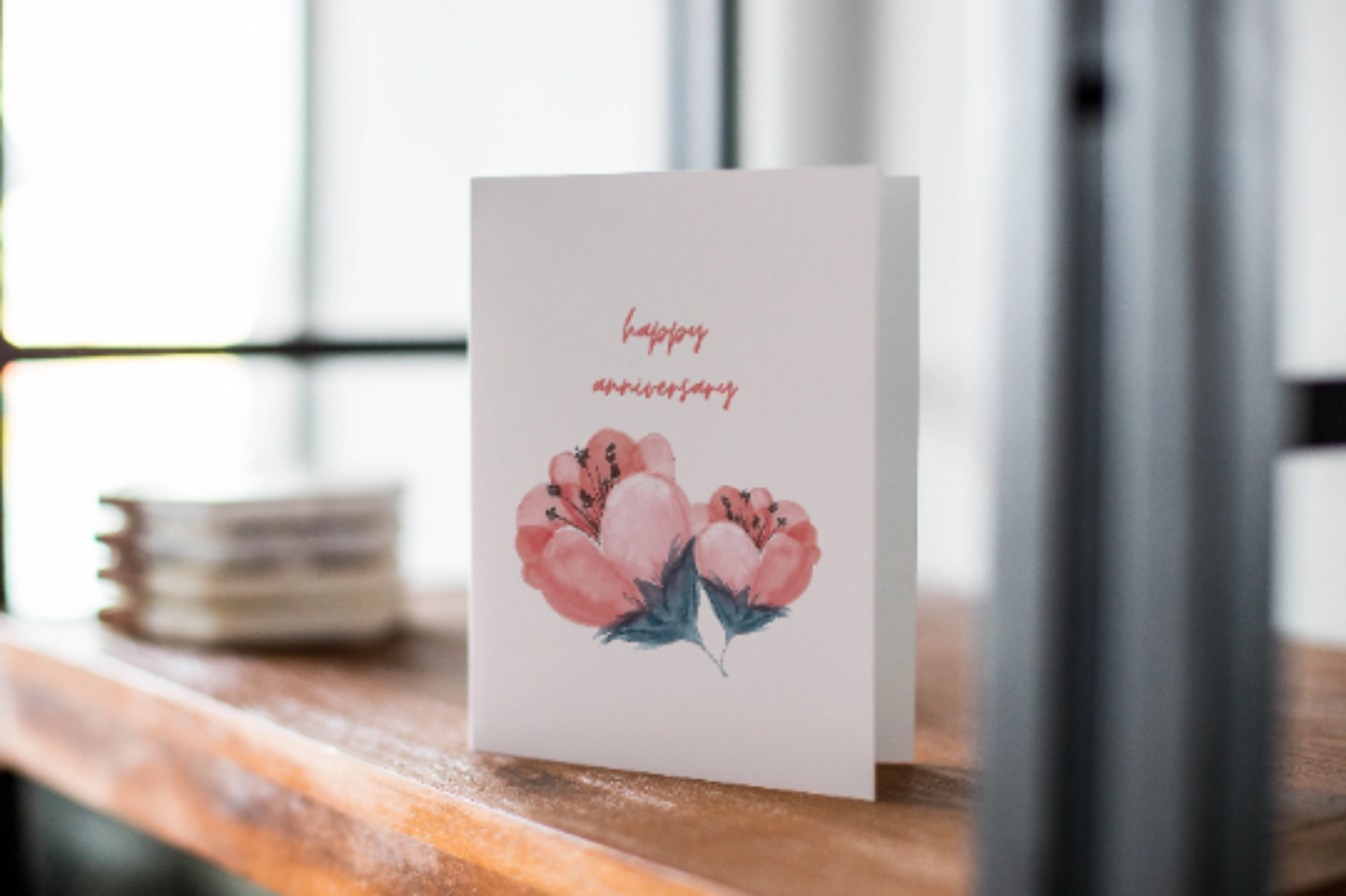 Happy Anniversary - Floral Anniversary Card