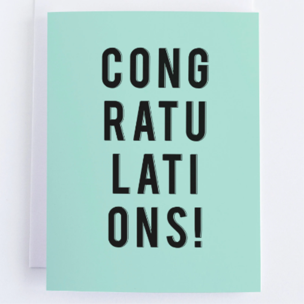 Congratulations! Greeting Card