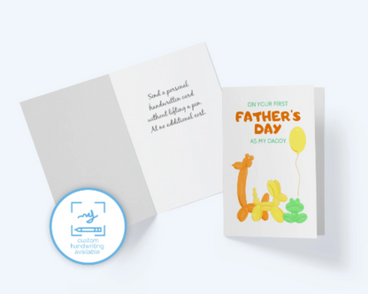 On Your First Father's Day As My Daddy - Father's Day Greeting Card