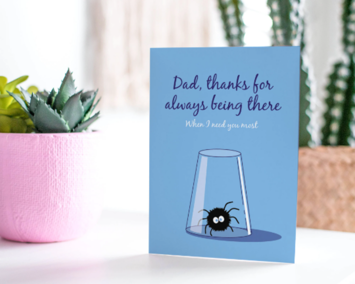 Thanks For Always Being There - Father's Day Card - Funny Card For Dad
