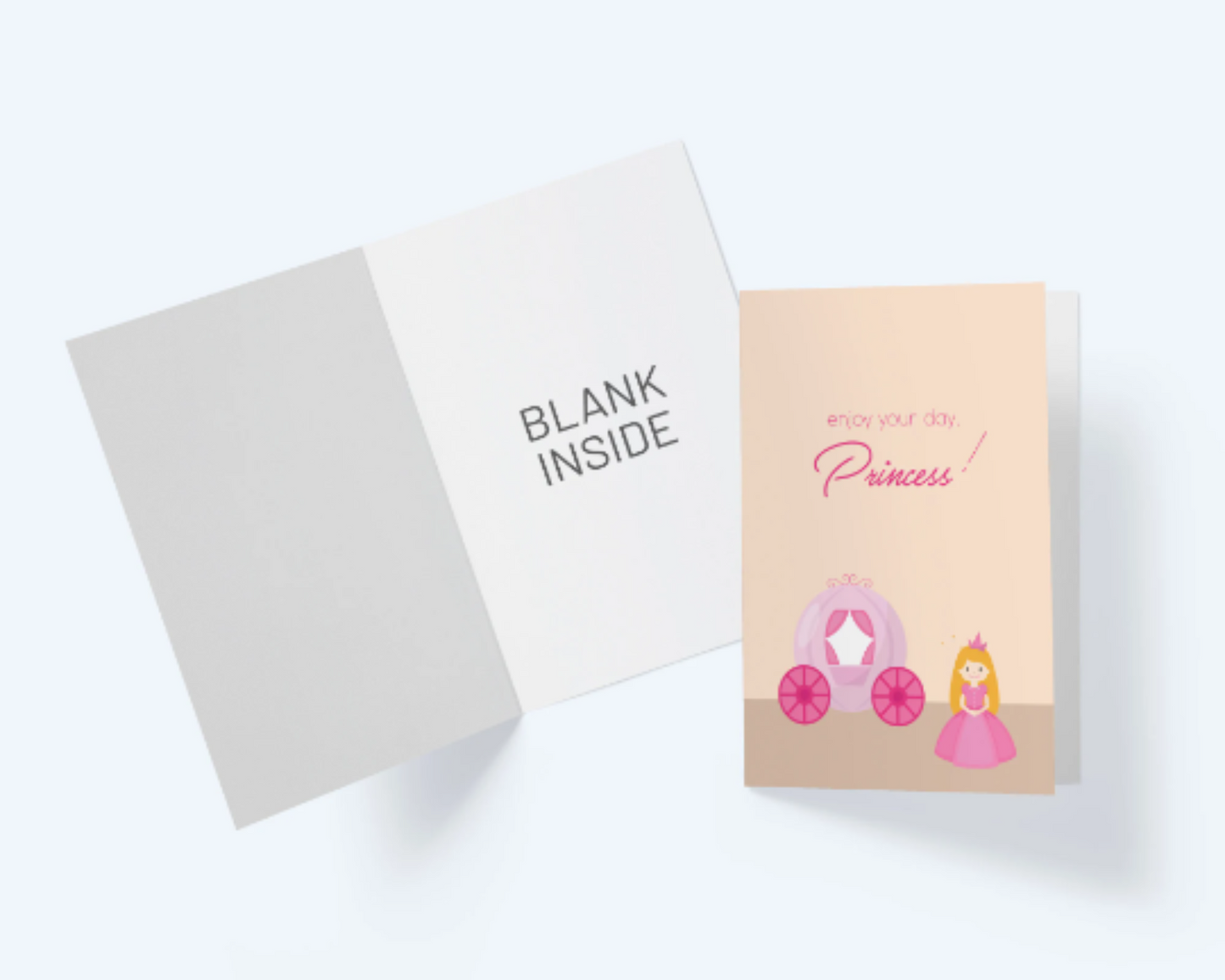 Enjoy Your Day, Princess! Kids Birthday Greeting Card