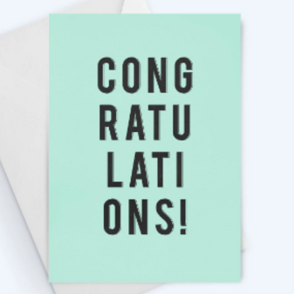 Congratulations! Greeting Card