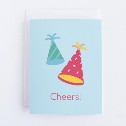 Cheers! Birthday Hat Greeting Card For Everyone