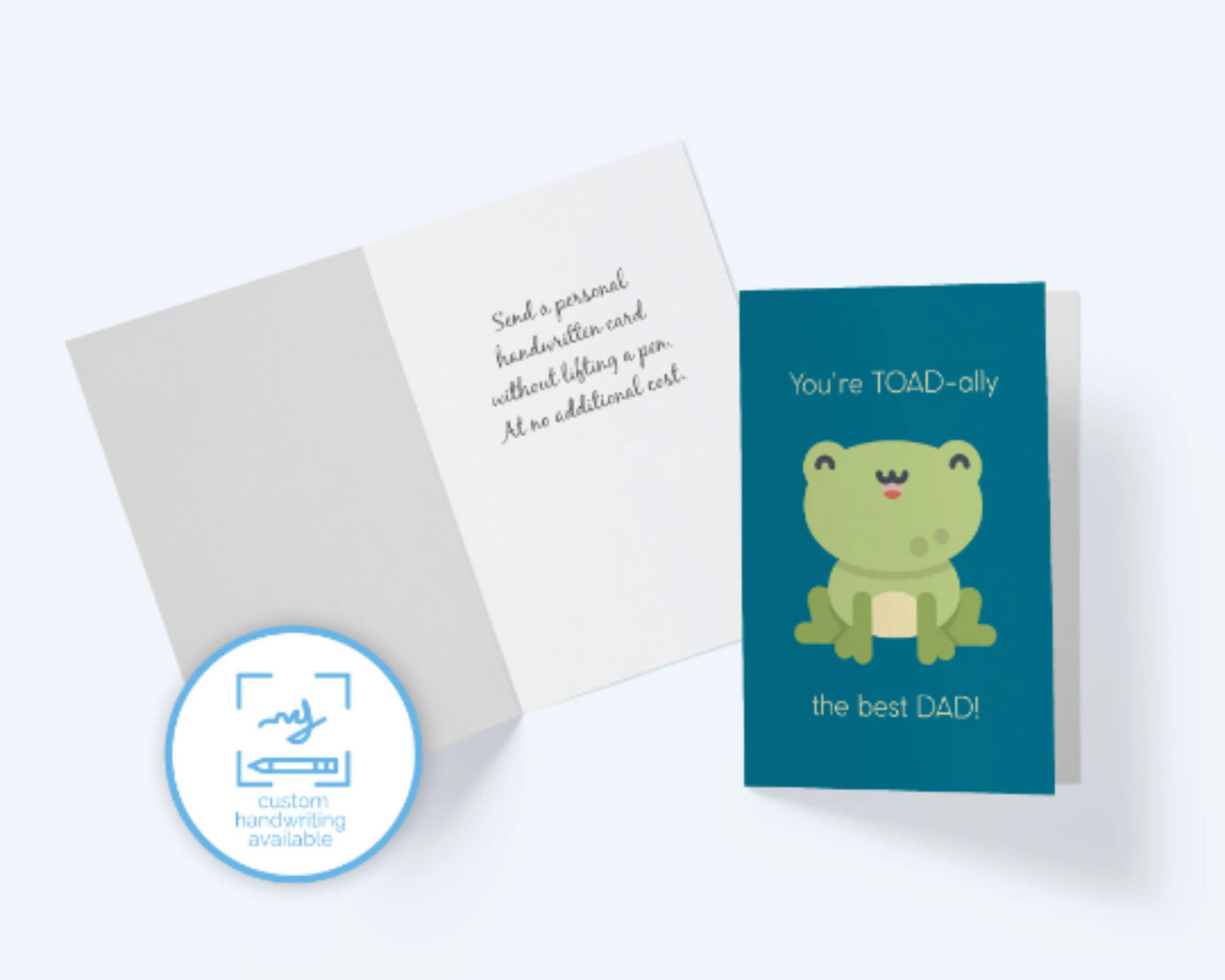 You're Toad-ally The Best Dad - Father's Day Card - Dad Jokes Greeting Card