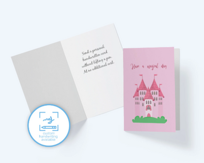 Have A Magical Day - Princess Kids Birthday Greeting Card
