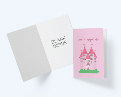 Have A Magical Day - Princess Kids Birthday Greeting Card