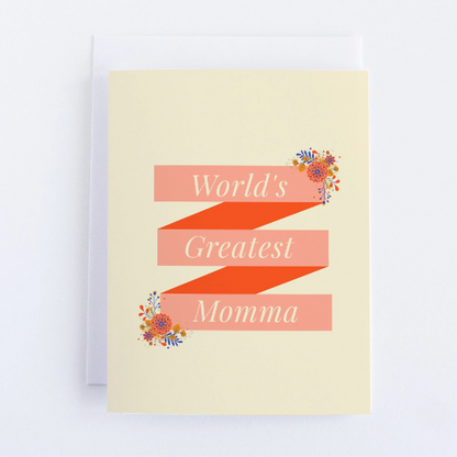 World's Greatest Momma, Mother's Day Greeting Card