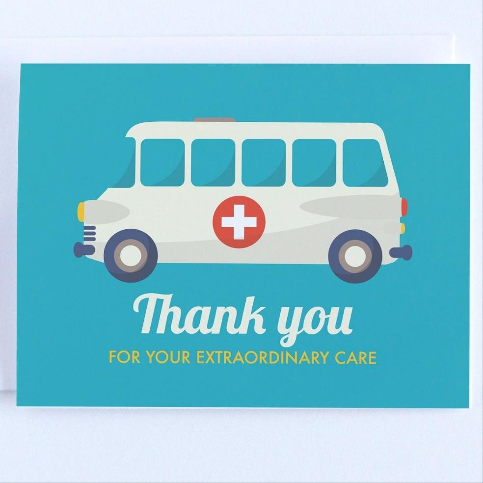 Thank You For Your Extraordinary Care - Frontline Workers Cards.