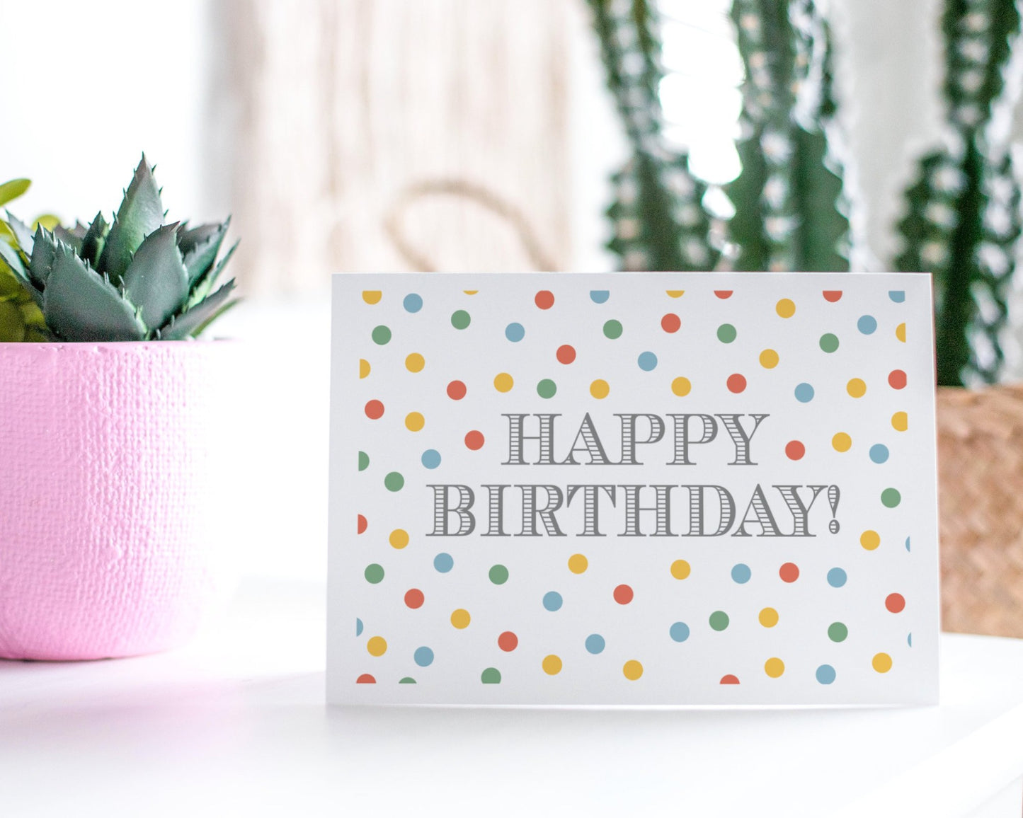 Happy Birthday Confetti - Birthday Greeting Card For Everyone.