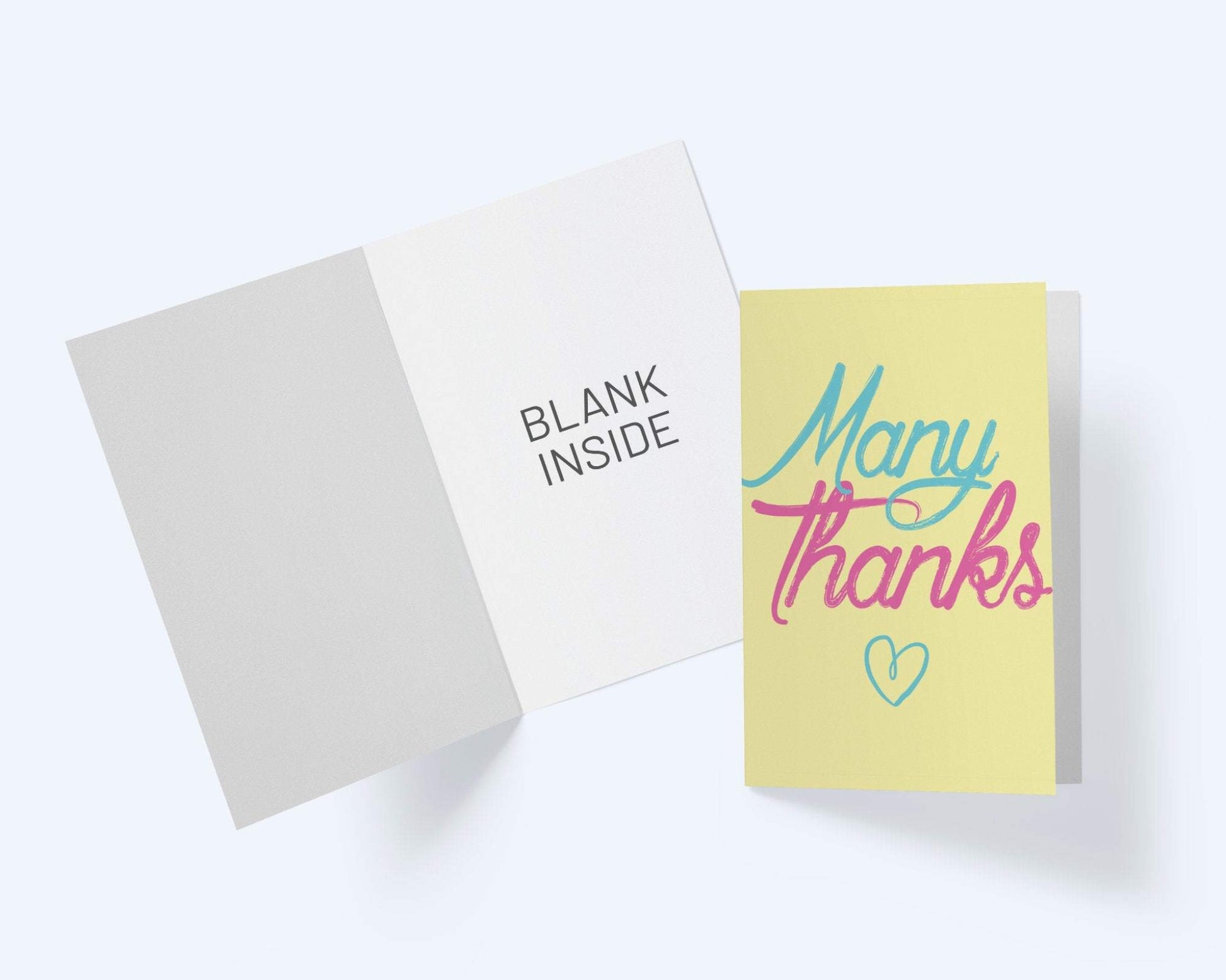 Many Thanks - Thank You Greeting Card.
