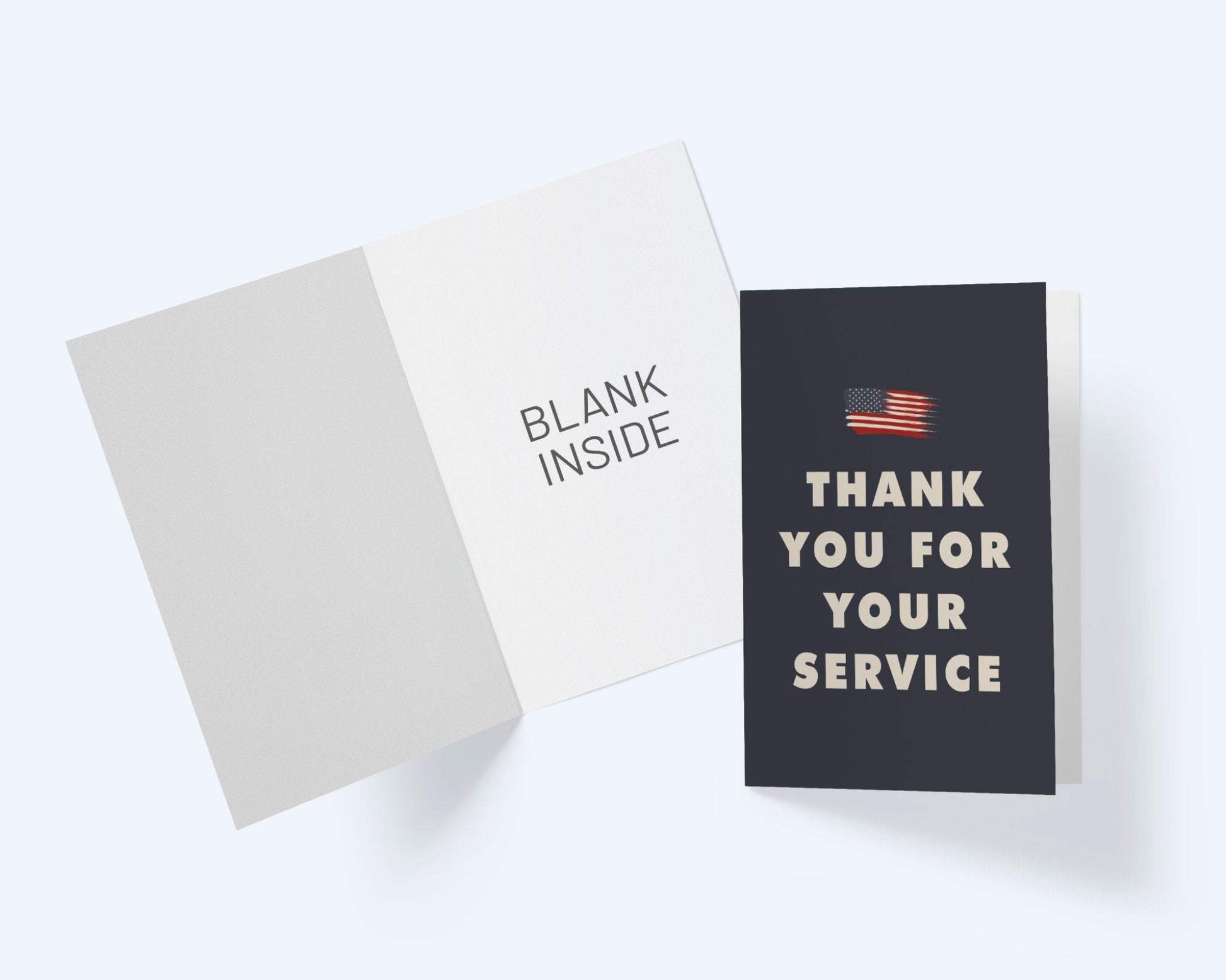 Thank You For Your Service Greeting Card.