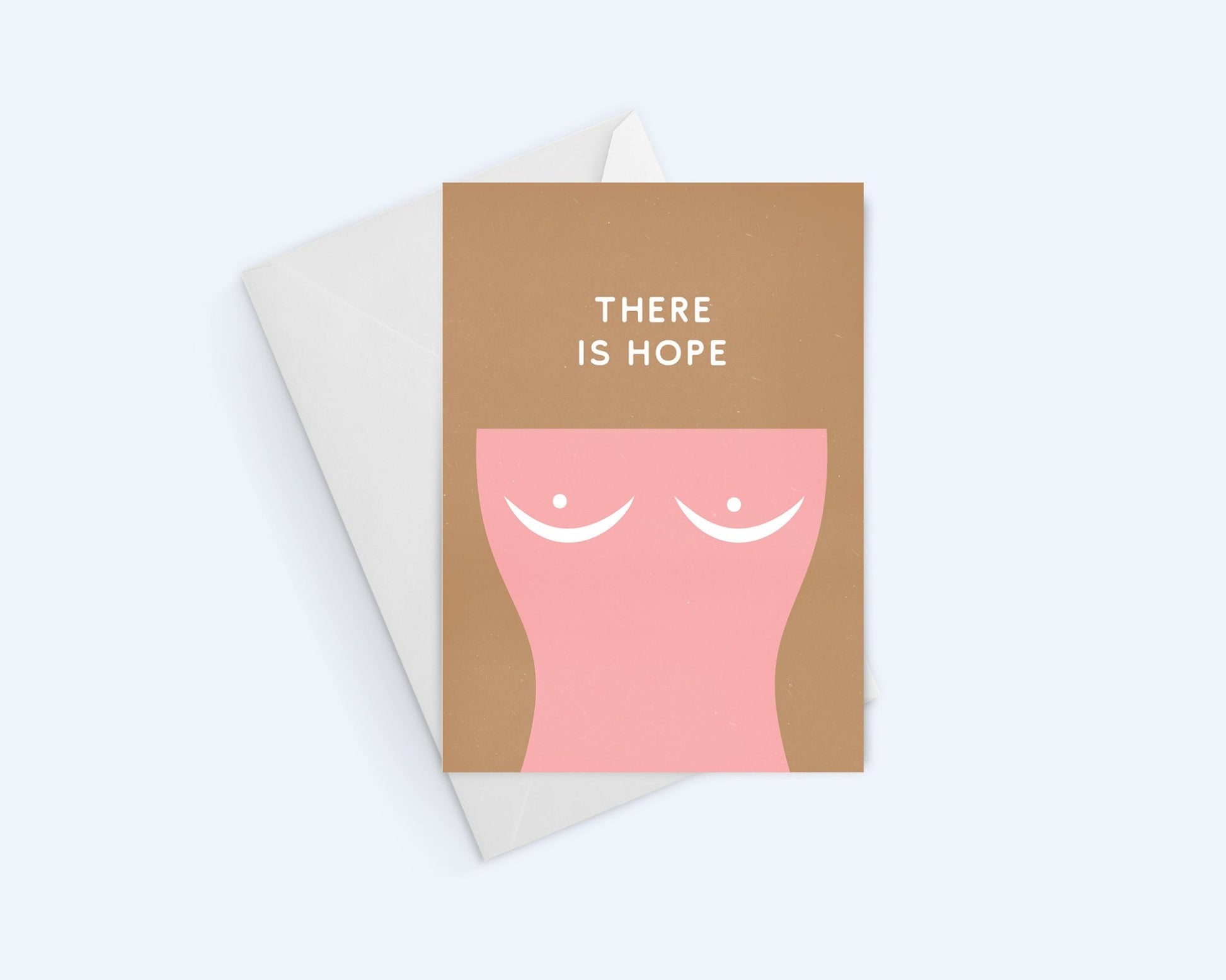 There Is Hope: Cancer Awareness Greeting Card.
