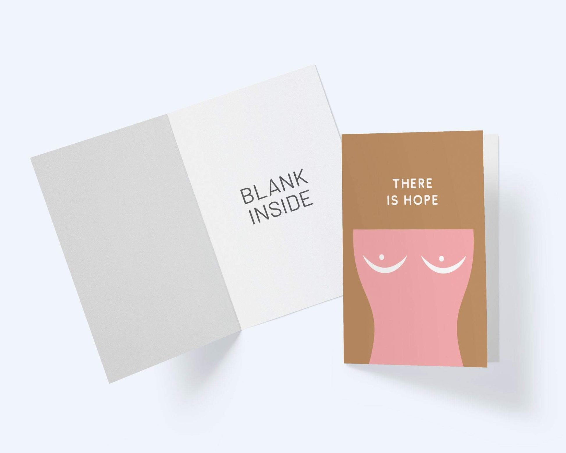 There Is Hope: Cancer Awareness Greeting Card.