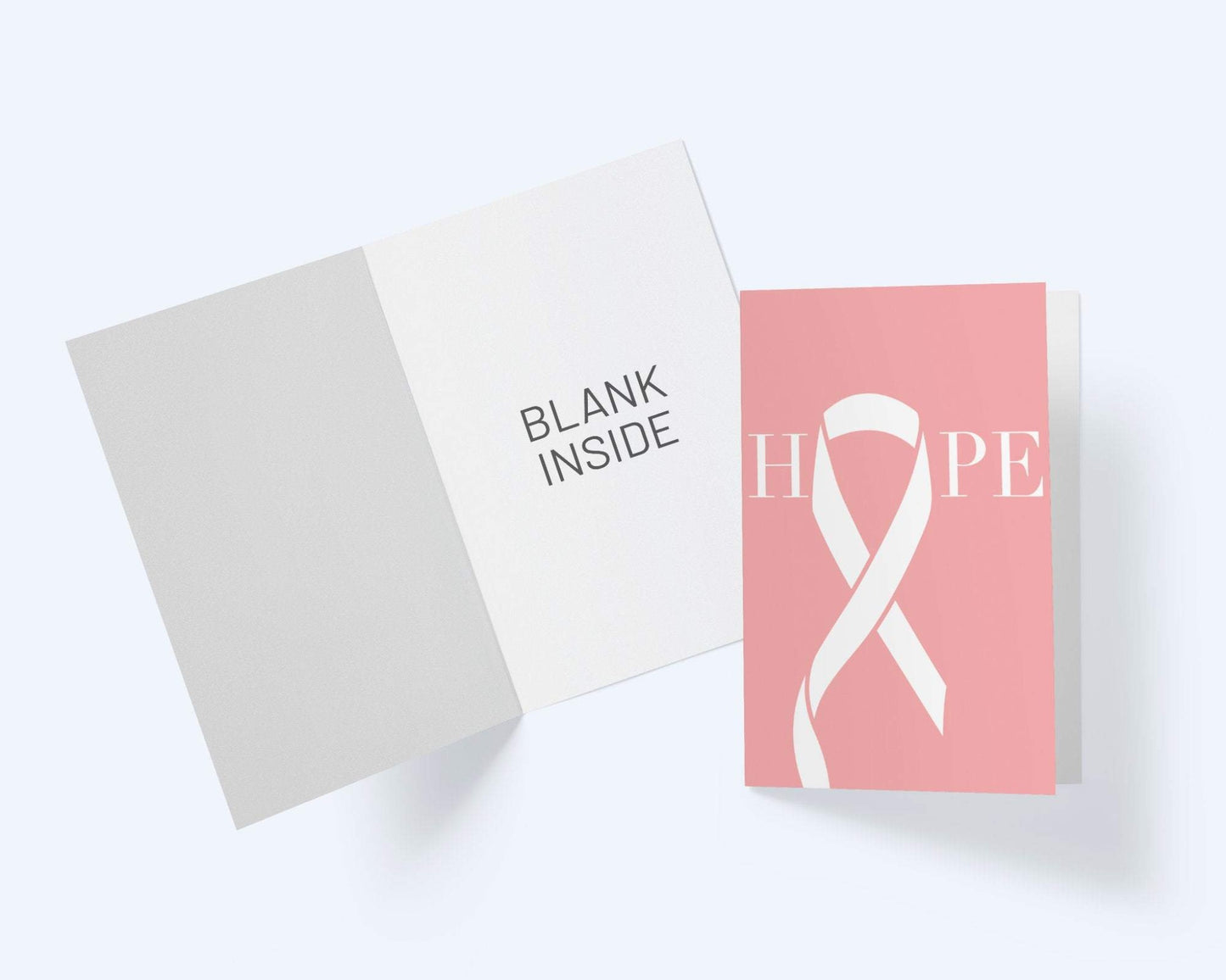 Hope - Breast Cancer Awareness Greeting Card - Thinking Of You.
